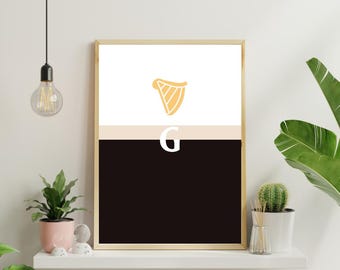 Stout Beer Poster, Irish Pub Wall Art Print