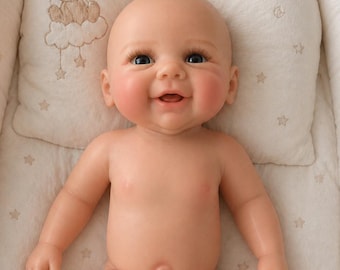 Muñeco bebé reborn de silicona completa hecho a mano, realista, niño o niña, recién nacido de silicona suave y realista, muñeco de arte coleccionable, regalo de cumpleaños