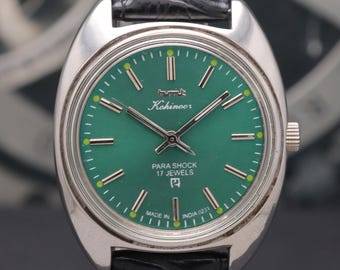 Vintage HMT Kohinoor Sea Green Dial Manual Winding Men's Wristwatch. | Vintage Watch for Men's.