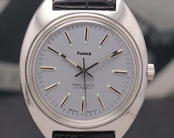 Vintage HMT Grey Dial Manual Winding Men's Wristwatch. | Vintage Watch for Men's.