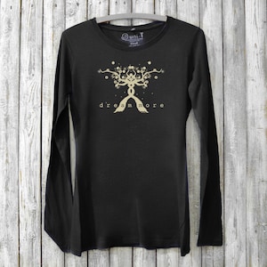Women&#39;s Bamboo T-shirt, Long Sleeve T shirts, Organic Long Sleeve Shirt, T shirts for Women, Organic Clothing, DREAM MORE by Uni-T
