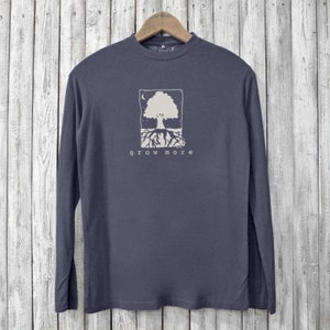 Grow More Bamboo & Organic Cotton Long Sleeve T-Shirt for Men