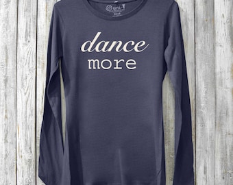 Bamboo Dance Graphic Tee: Långärmad skjorta i ekologisk bomull för kvinnor