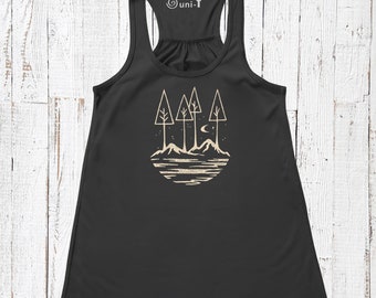 Eco-Friendly Racerback Tank Top: Nature Lover's Sustainable Clothing