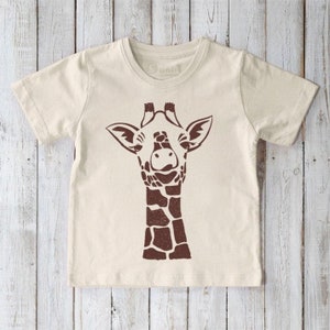 T-shirt GIRAF, kindershirt giraf, biologisch T-shirt, biologische kinder-T-shirts, kinderkleding, kinderkleding,