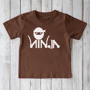 Kids Ninja Shirt | Boys Ninja Tshirt | Organic Children&#39;s Clothing | Organic Kids Clothes | NINJA | Uni-T