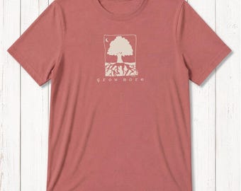Grow More Tree T-Shirt: Bamboo Organic Cotton, Eco-Friendly