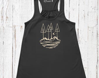 Eco-Friendly Racerback Tank Top: Nature Lover's Sustainable Clothing