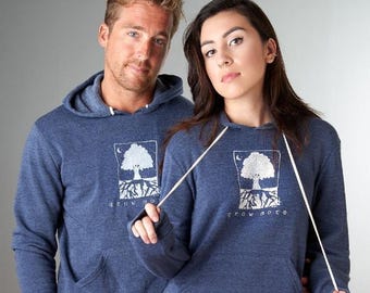 Grow More Graphic Hoodie: Eco-Fleece Pullover