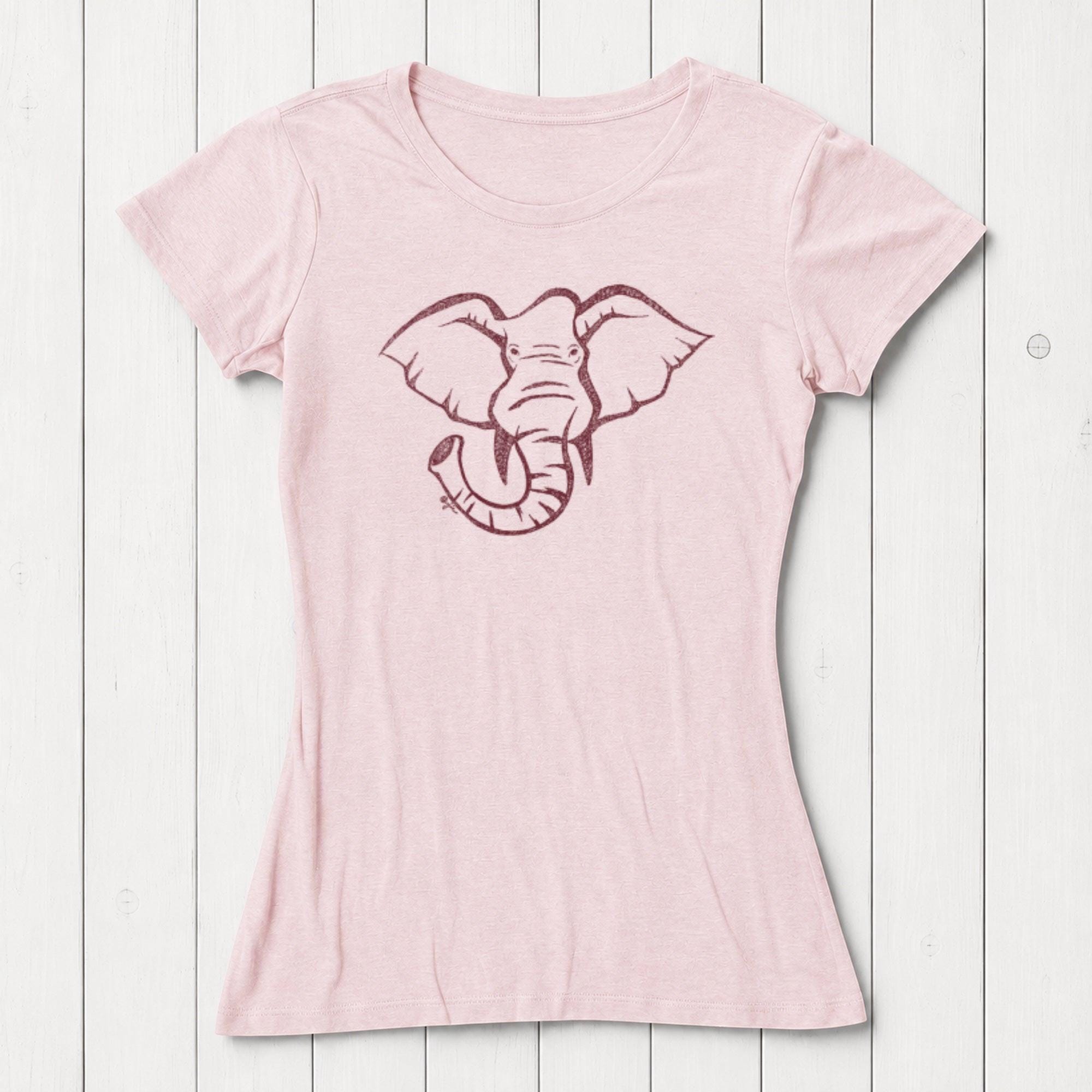 Bamboo Elephant T-Shirt: Women's Wildlife Conservation Tee