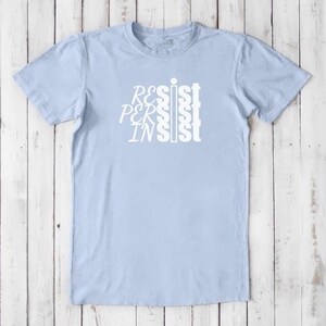 RESIST Shirt, Anti Trump Shirt, Persist Shirt, Resist Trump, Men&#39;s T-shirt, Bamboo Clothing, Organic Tshirt