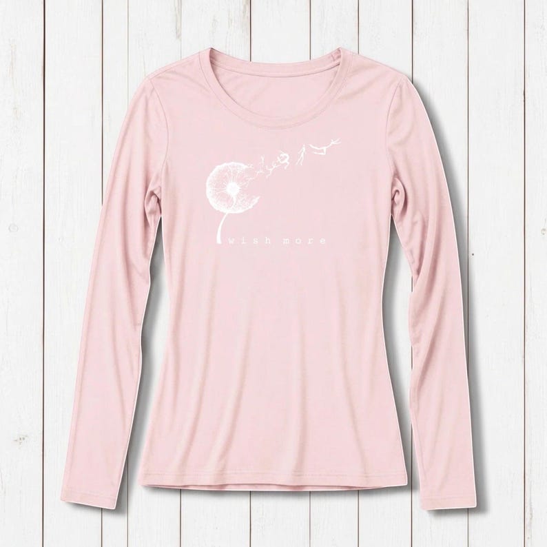 Langarmshirt aus Bambus: Damen-Bio-Baumwollmischung, umweltfreundliche Druckfarbe Bild 8