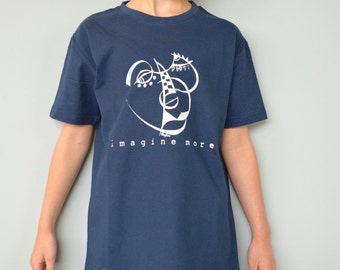 Organic Kids Graphic T-Shirt: Hand-Printed Art, Fair Trade Cotton