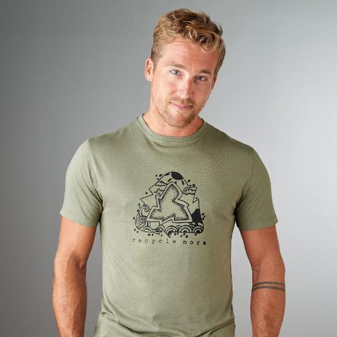 Environment T-shirt, Bamboo Clothing, Men's Tee Shirt