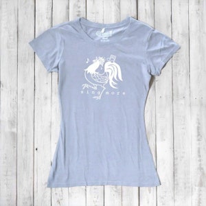 Bambus Bio-Baumwolle Huhn T-Shirt - Frauen Farm T-Shirt - SING MORE by Uni-T Bild 8