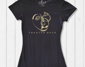 Cubism Art Bamboo T-Shirt: Women's Eco Scoop Neck Tee
