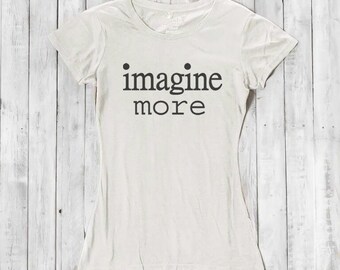 Bamboo Organic Cotton Women's T-Shirt: Scoop Neck Tee - Imagine More