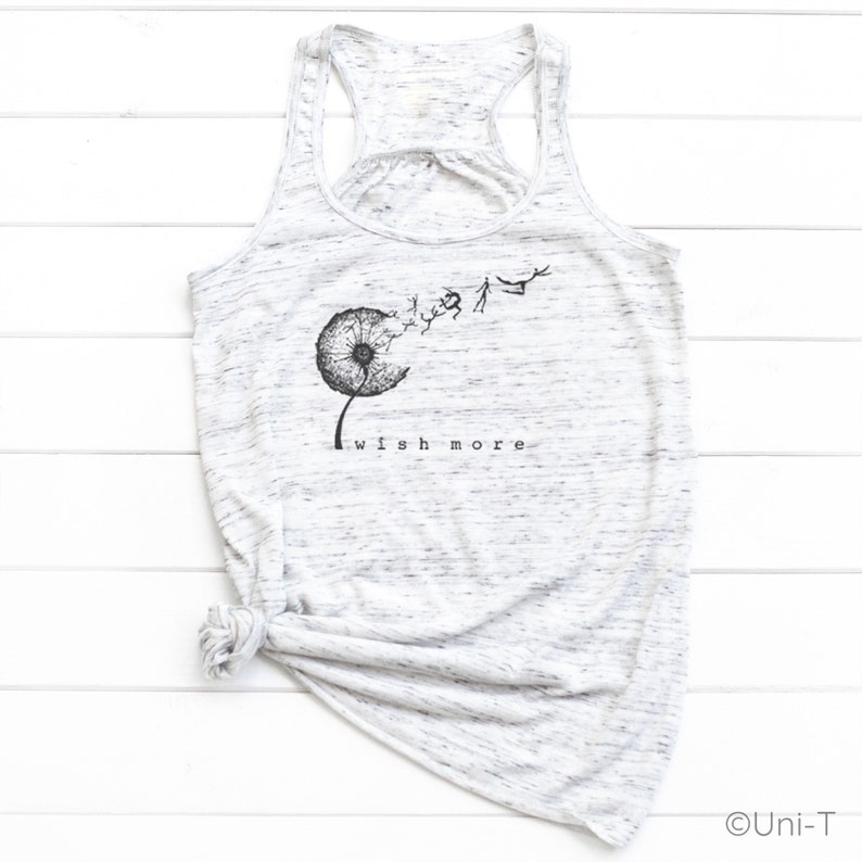 Dandelion Flowy Tank Top - Wish More