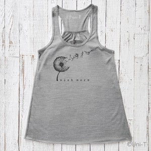 Dandelion Flowy Tank Top - Wish More