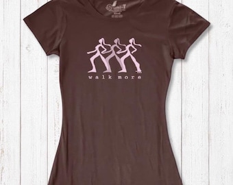 Women's T-shirt | Bamboo Tee | Organic Cotton T shirt | WALK MORE by Uni-T