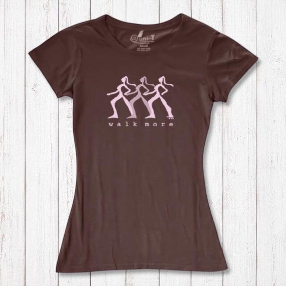 Women's T-shirt | Bamboo Tee | Organic Cotton T shirt | WALK MORE by Uni-T