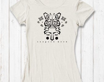 Butterfly Art T-shirt: Women's Bamboo Graphic Tee