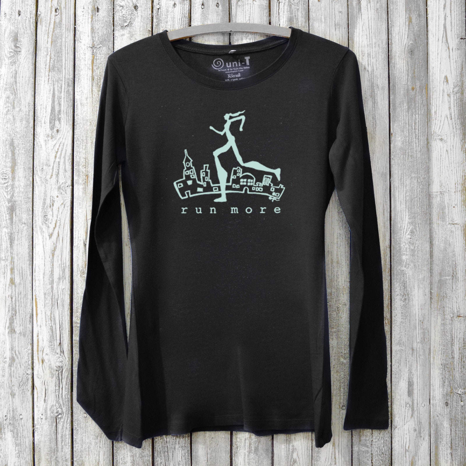 Women's Long Sleeve Shirt, Long T-shirt, Bamboo Clothing