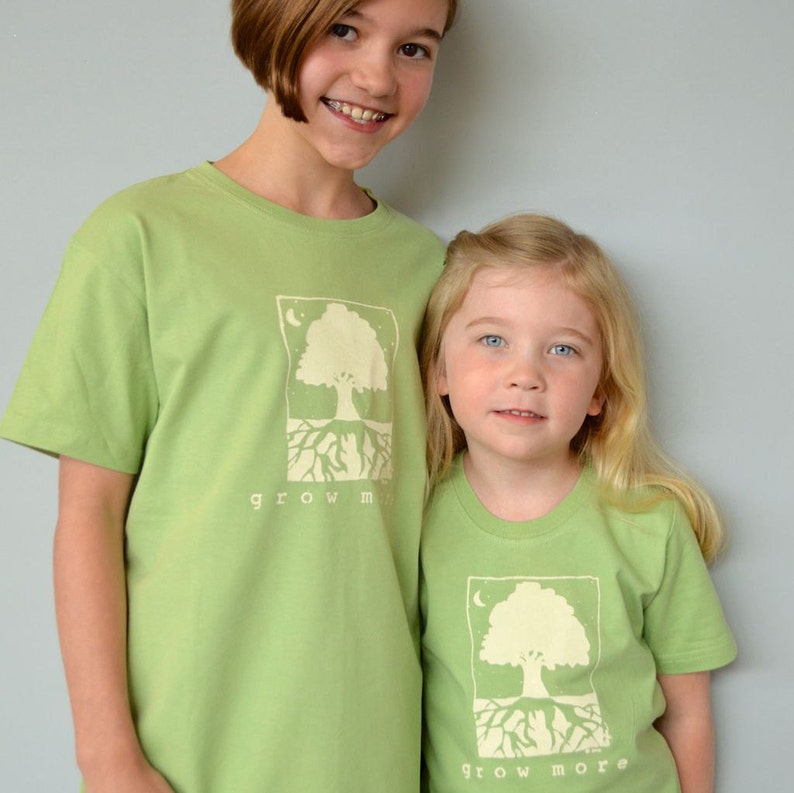 Kids Tshirt, Children's Clothing, Tree Tshirt, Organic Kids T Shirt, Green Tshirt, Eco Friendly