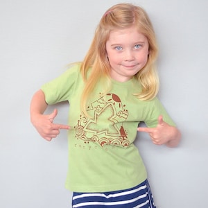 Eco Friendly Recycle Symbol T-shirt, Organic Cotton T shirt  Kids Tshirt Children's Clothing Organic Kids Clothes "Recycle More" by Uni-T