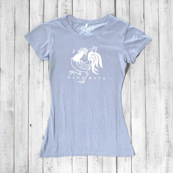 Chicken T Shirt Rooster Shirt Womens T Shirt Farm T Etsy