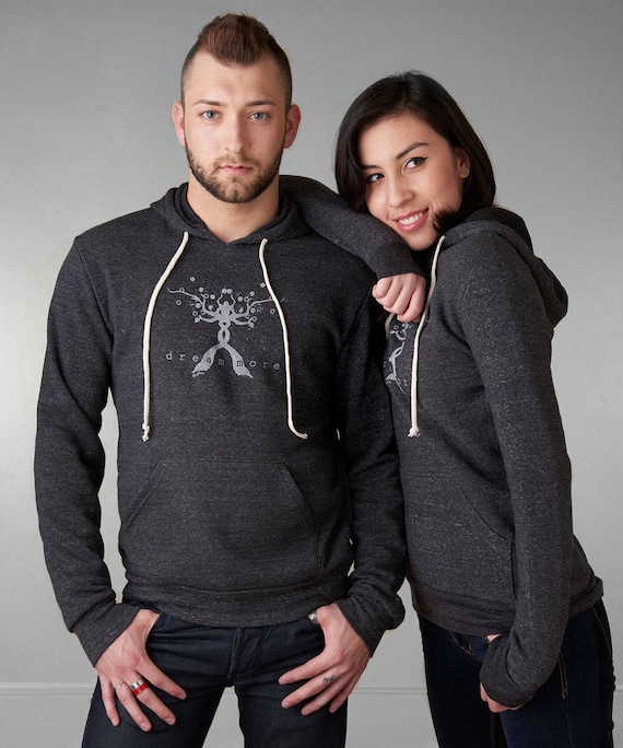 Dream More Graphic Fleece Hoodie: Unisex Yoga Pullover