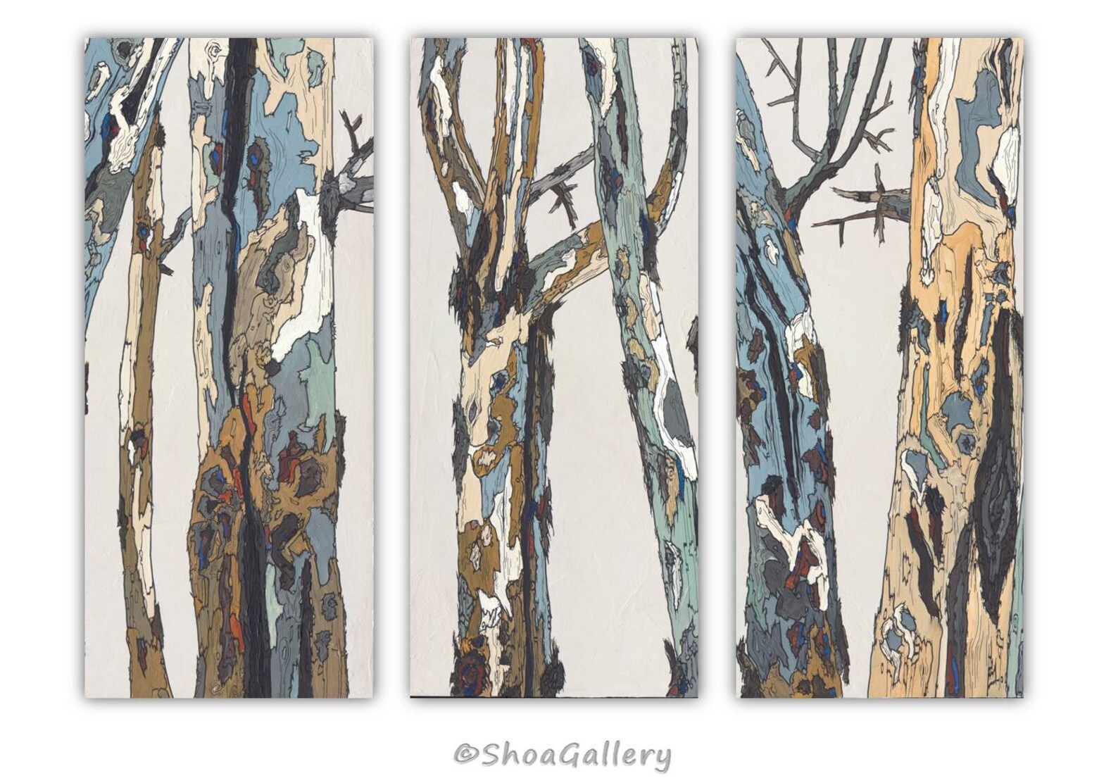 Extra Large Triptych Canvas Wall Art Prints for Stairway Etsy