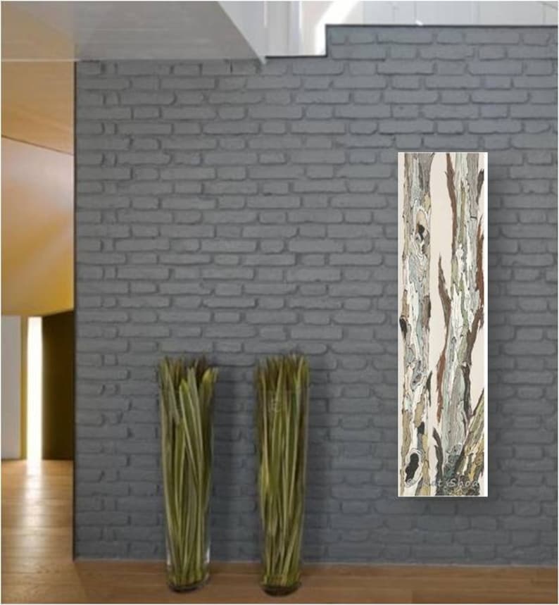 LONG Vertical Wall Art Extra Large Canvas Print Tree Wall Etsy Australia