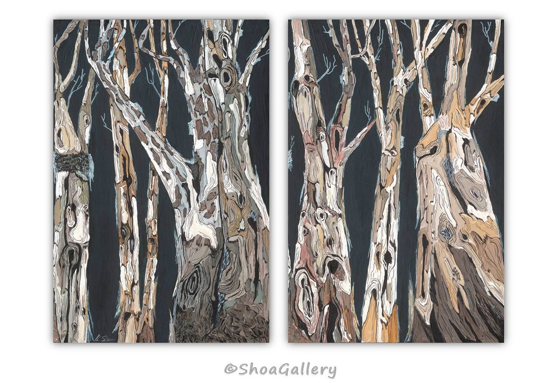 Extra Large Diptych Set Oversized Wall Art Huge Canvas Art Etsy