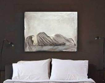 Oversized Wall art, huge sexy bedroom wall art, big canvas Prints, bedroom wall decor, gift for her, home wall art, anniversary gift