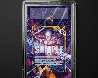 Enel OP15-118 Adventure on Kami's Island Secret Rare, One Piece Extended Art Slab Background, PSA CGC TAG, Digital Download