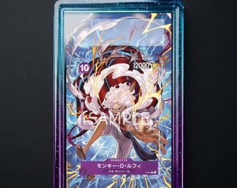 Luffy Gear 5 P-041 One Piece TCG Extended Art Slab Display Background | Digital Download
