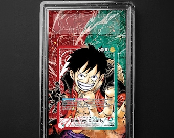 Monkey D. Luffy Extended Art Background, One Piece Trading Card Art (Digital Download)