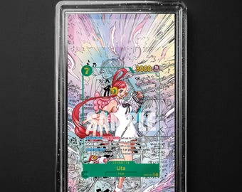 Uta EB03-061 Extra Booster: One Piece Heroines Edition Secret Rare, One Piece Extended Art Slab Background, PSA CGC TAG, Digital Download