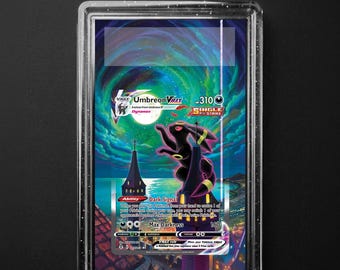 Umbreon Vmax 095/069 Eevee Heroes Hr, Pokemon Extended Art Slab Background, PSA CGC TAG, Digital Download