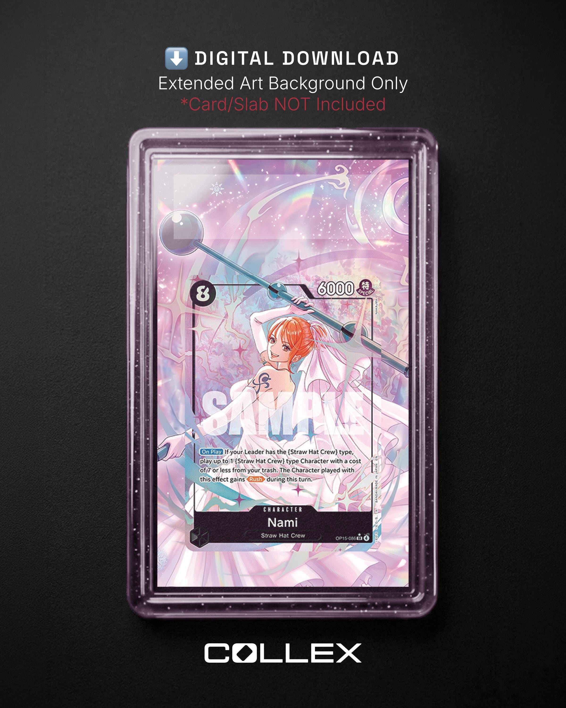 Nami OP15-086 Alt Art Extended Background, Kami Island Fan Art