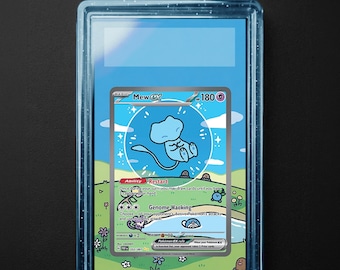 Mew ex Pokemon TCG Extended Art Slab Display Background | Digital Download
