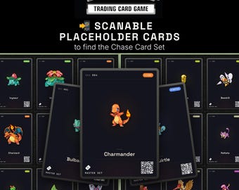 Pokemon National Pokedex Master Set Dark Edition, 1025 Printable Placeholder Cards, Kanto to Paldea, Digital Download