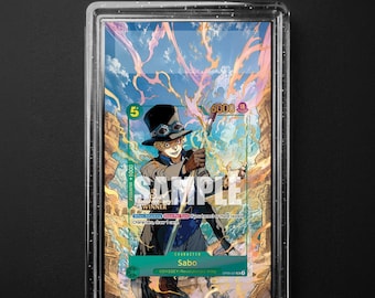 Sabo Op09-027 3rd Anniversary Winner Promo, One Piece Extended Art Slab Background, PSA CGC TAG, Digital Download