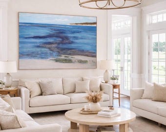 Australian Seaside Artwork Pastel Painting  13x18