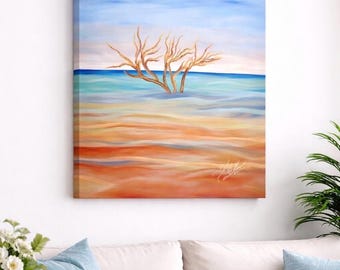 Oceano Infinito - Pintura em Pastel Original 19 x 27