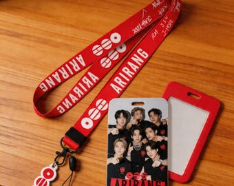 Correa para credencial de concierto de Kpop Arirang / Porta credencial de fan, porta credencial de evento