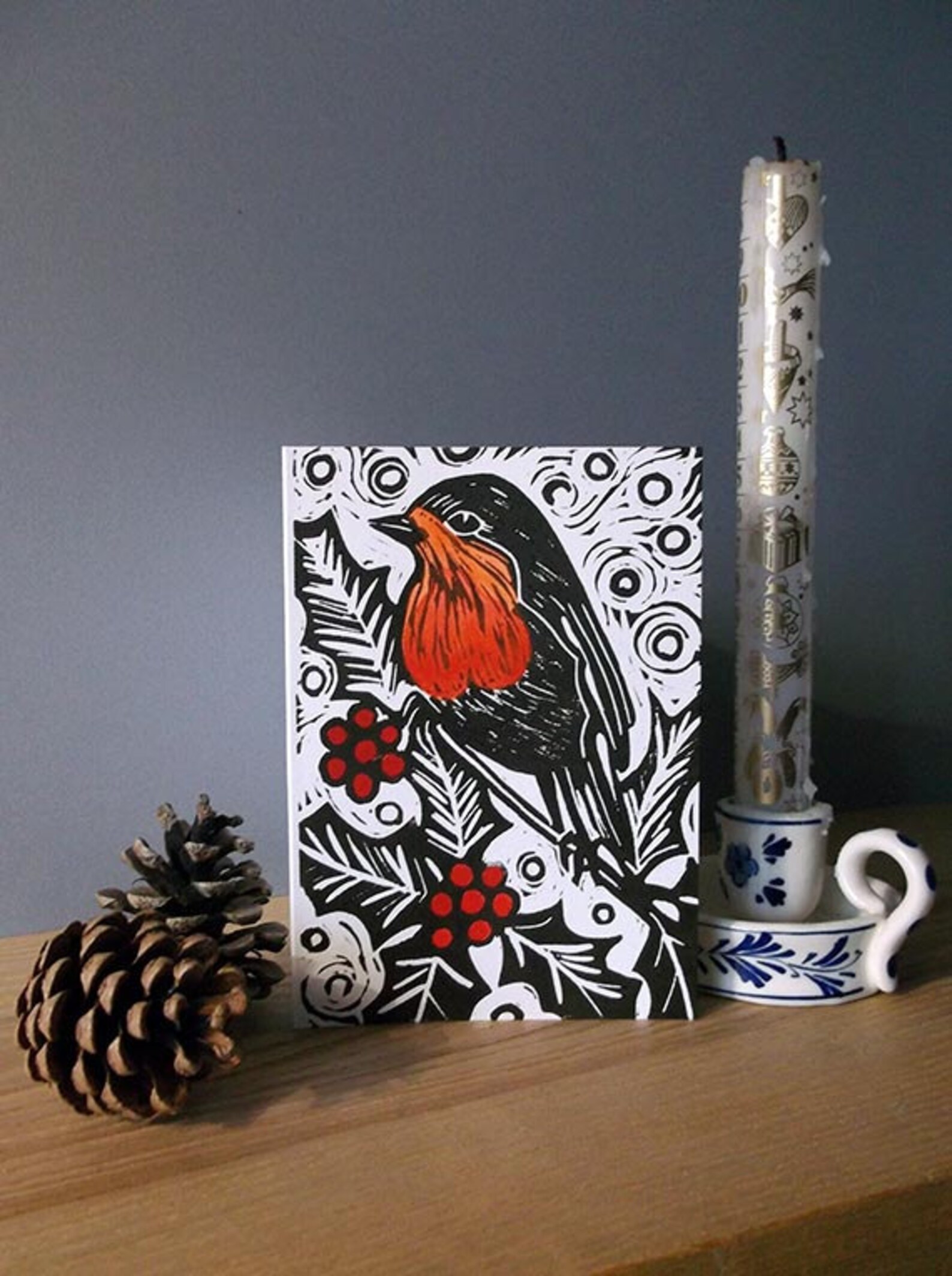 Chirpy Robin Card - Etsy