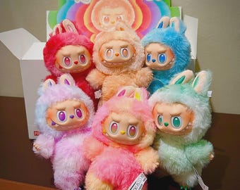 POP MART I Mostri Labubu Grande Energia Peluche Bambola Ciondolo Giocattolo Portachiavi Scatola a Sorpresa