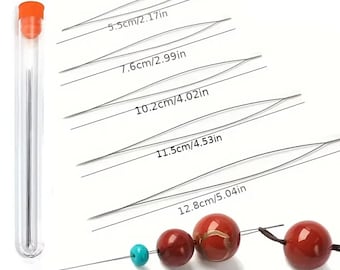 Beading Needles Kit – Jewelry Making Tools for Bracelets, Necklaces, Crafts